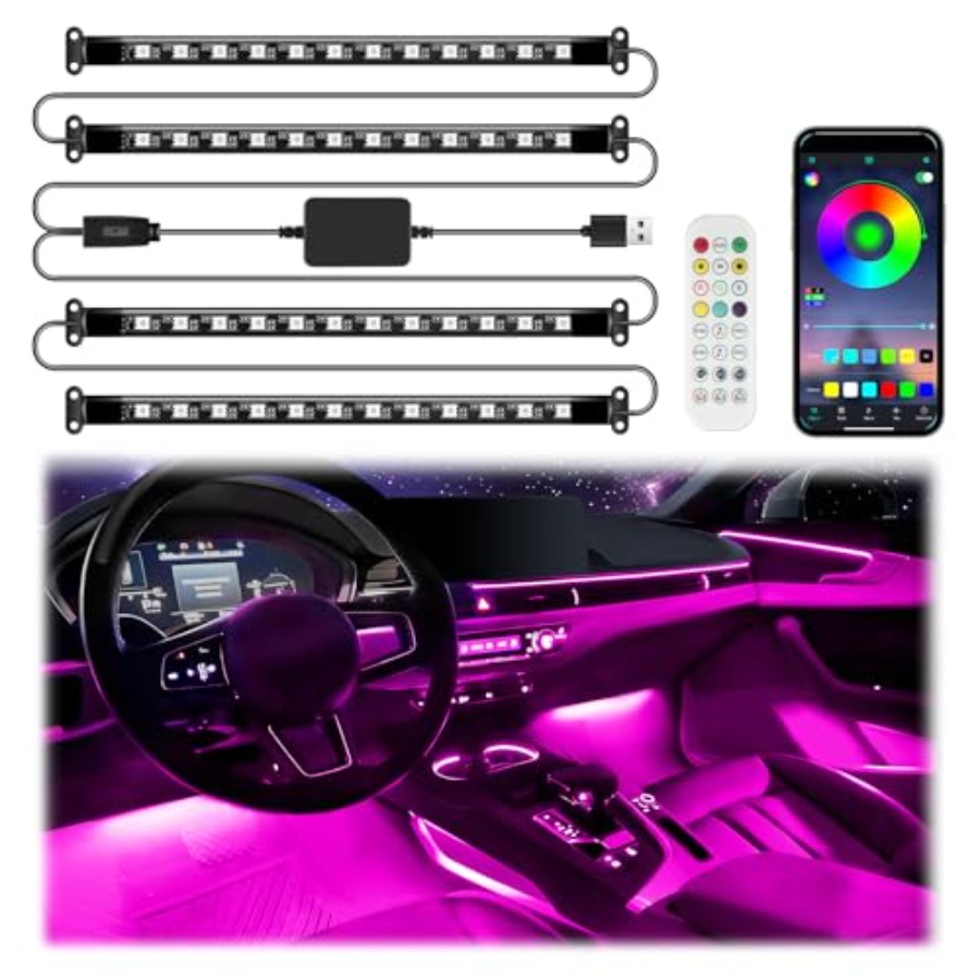Interior Design Apps - Lampu LED Interior Mobil Pintar dengan