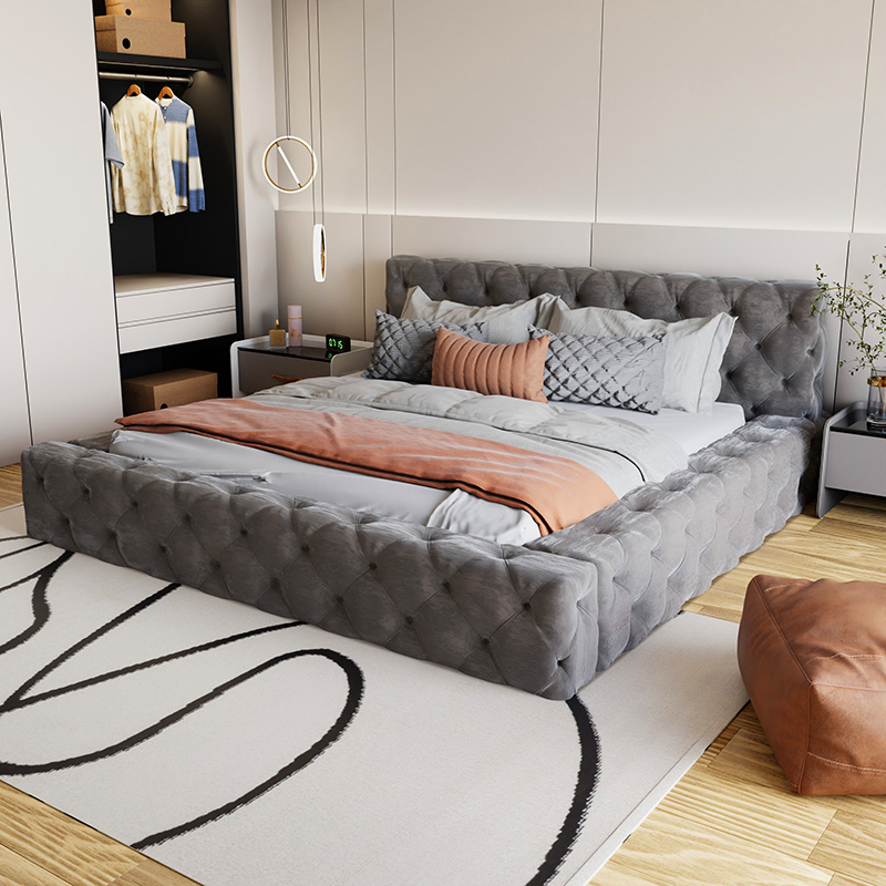 Interior Design Vintage Modern - Tempat Tidur Mewah Aksen Nordik Nyaman