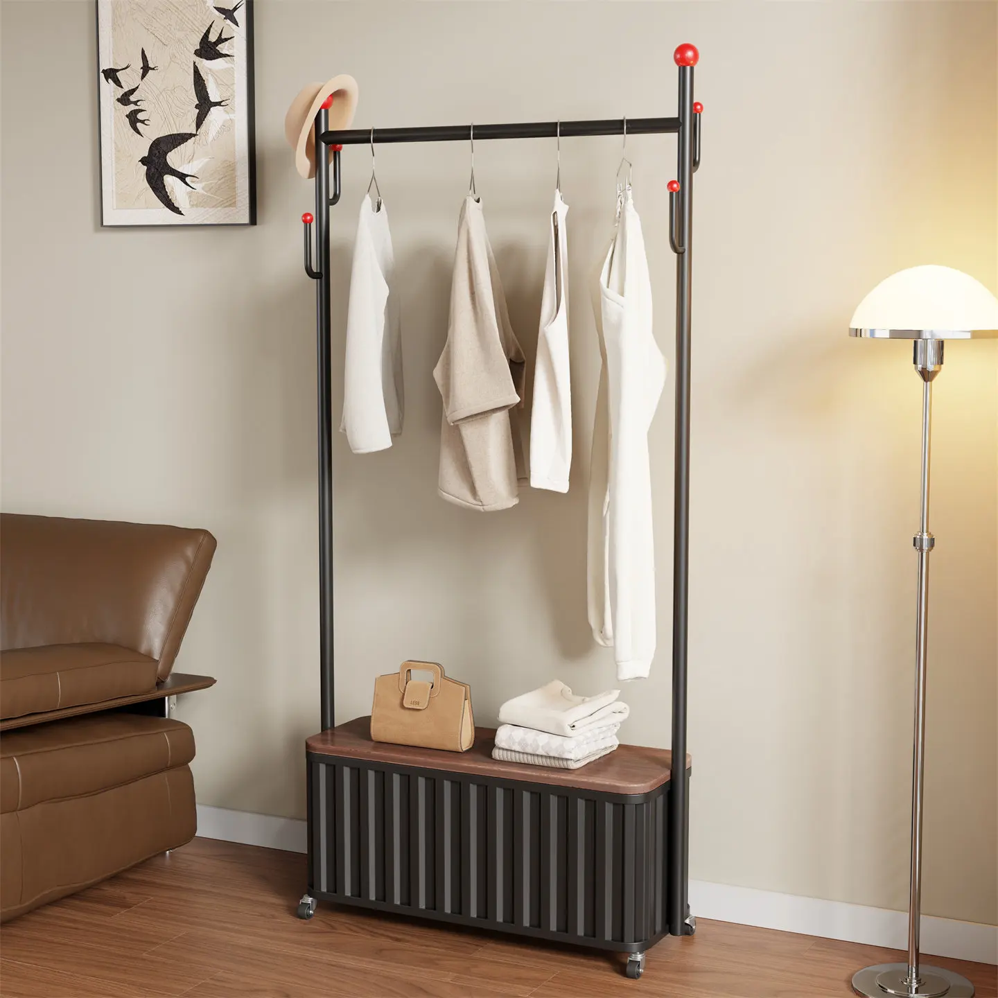Interior Design Vintage Modern - Rak Mantel Modular Mewah Retro untuk