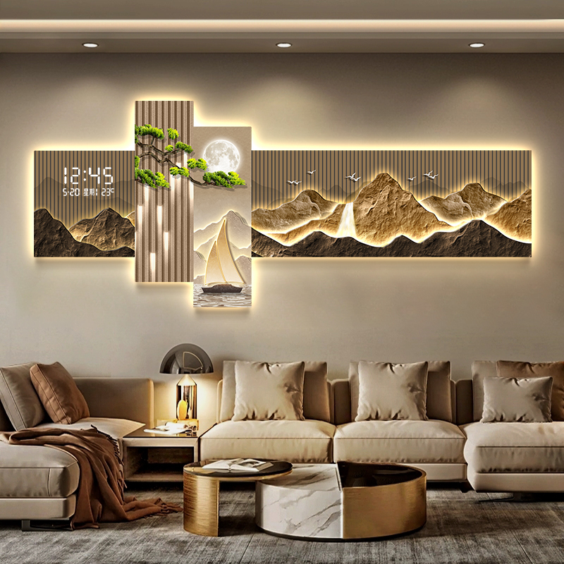 Interior Design Vintage Modern - Jam Dinding Ruang Tamu Kamar Tidur