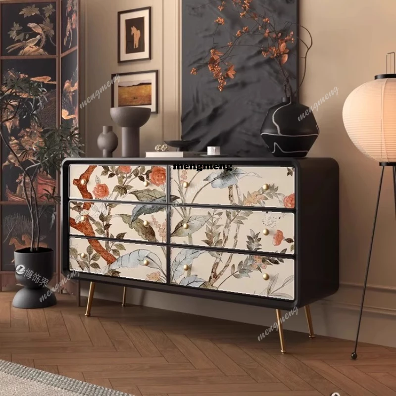 Interior Design Vintage Modern - Lemari Ruang Tamu Desain Nordik Mewah