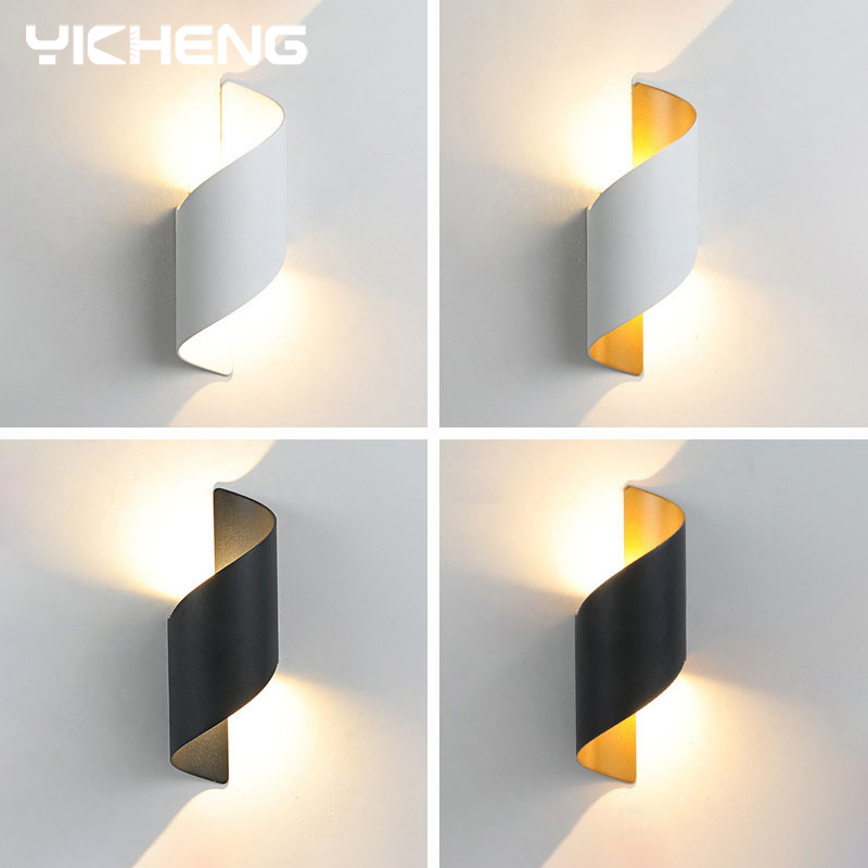 Interior Design Elements - Lampu Dinding LED desain Spiral 10W,