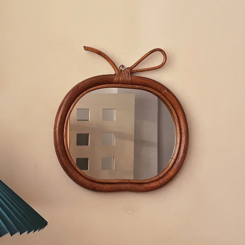 Cermin Rias Bulat Rotan Alami  - Rattan Mirror Round ulasan dan harga