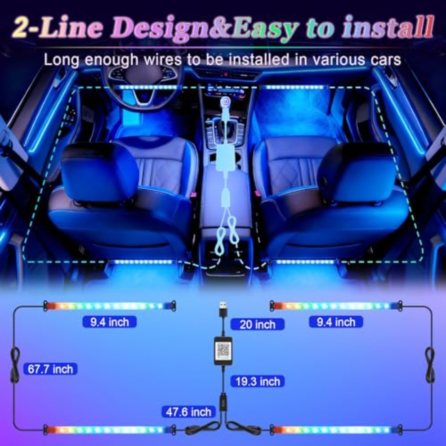 Lampu LED Interior Mobil Pinta - Interior Design Apps ulasan dan harga