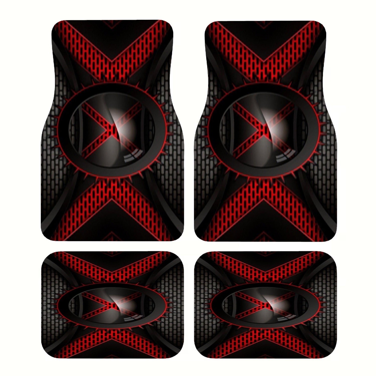 4pcs Karpet Mobil, Desain Futu - Interior Design Tech ulasan dan harga