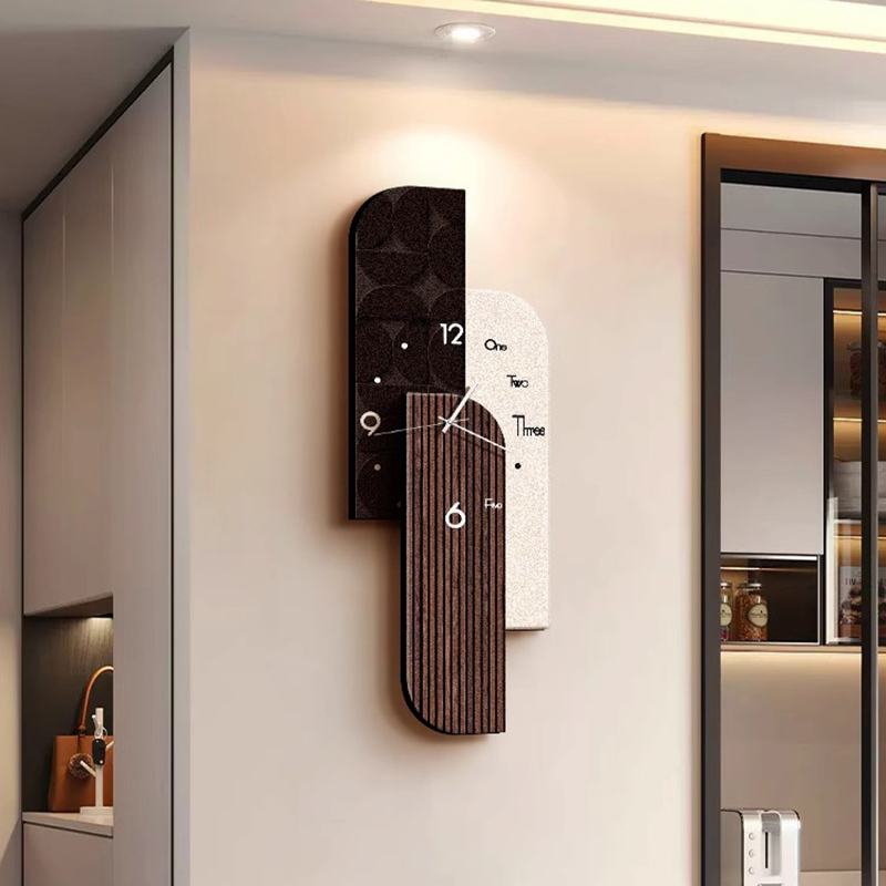 Jam Dinding Desain Senyap Kayu - Interior Design Vintage Modern ulasan dan harga