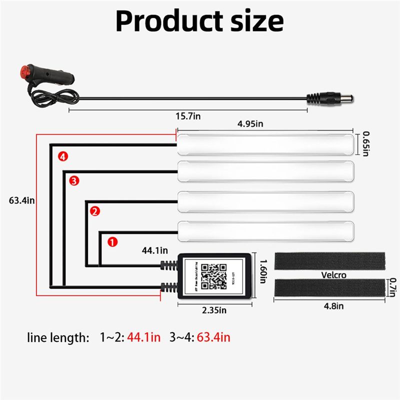 Lampu LED Interior Mobil Pinta - Interior Design Apps ulasan dan harga