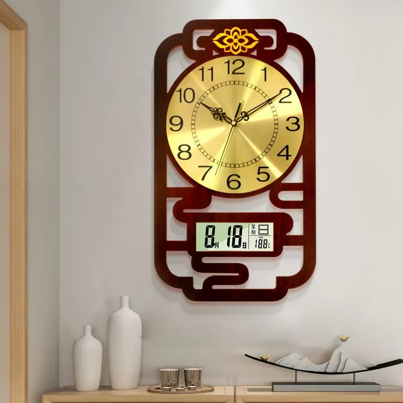 Jam Dinding Kayu dengan Geraka - Interior Design Vintage Modern ulasan dan harga