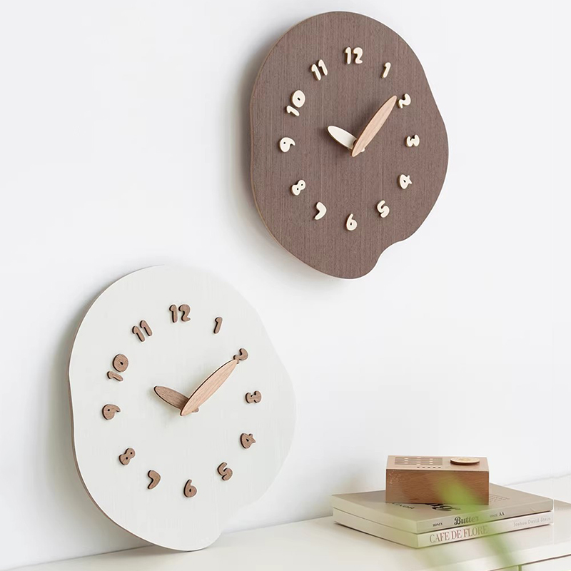 Jam Dinding Kayu Xenomorph Des - Interior Design Vintage Modern ulasan dan harga