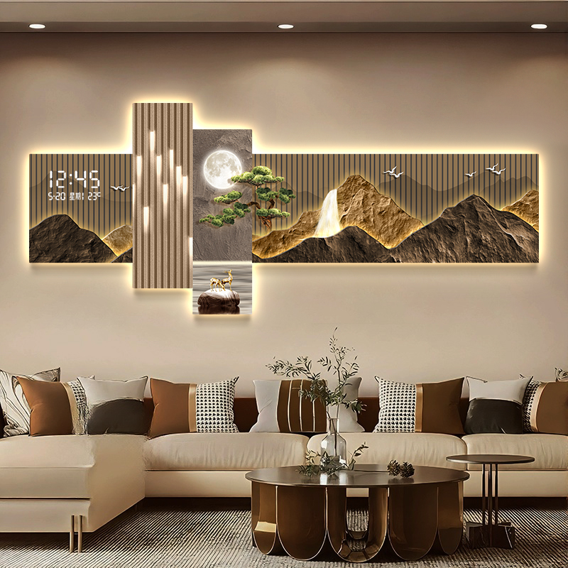 Jam Dinding Ruang Tamu Kamar T - Interior Design Vintage Modern ulasan dan harga