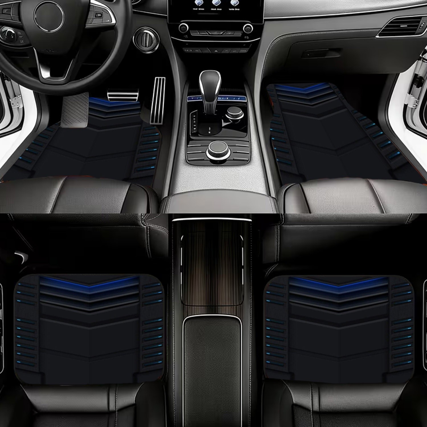 4pcs Karpet Mobil, Desain Futu - Interior Design Tech ulasan dan harga