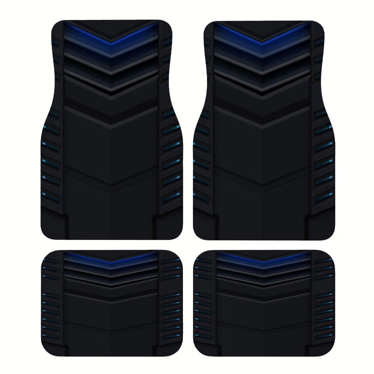 4pcs Karpet Mobil, Desain Futu - Interior Design Tech ulasan dan harga
