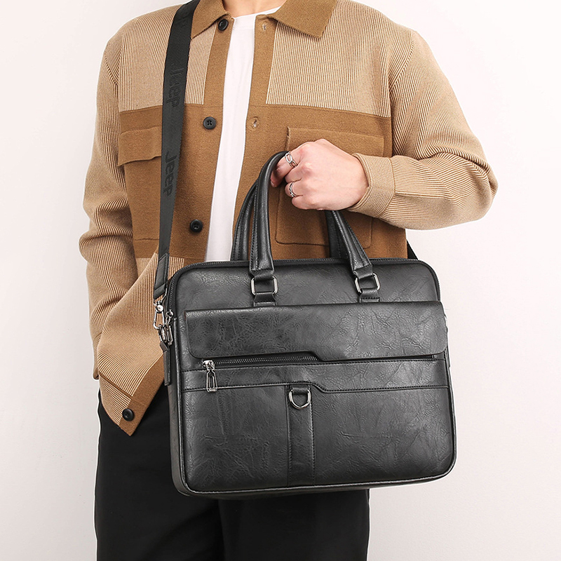 Tas Kerja Pria Kulit PU Tas Ta - Interior Design Documentation ulasan dan harga