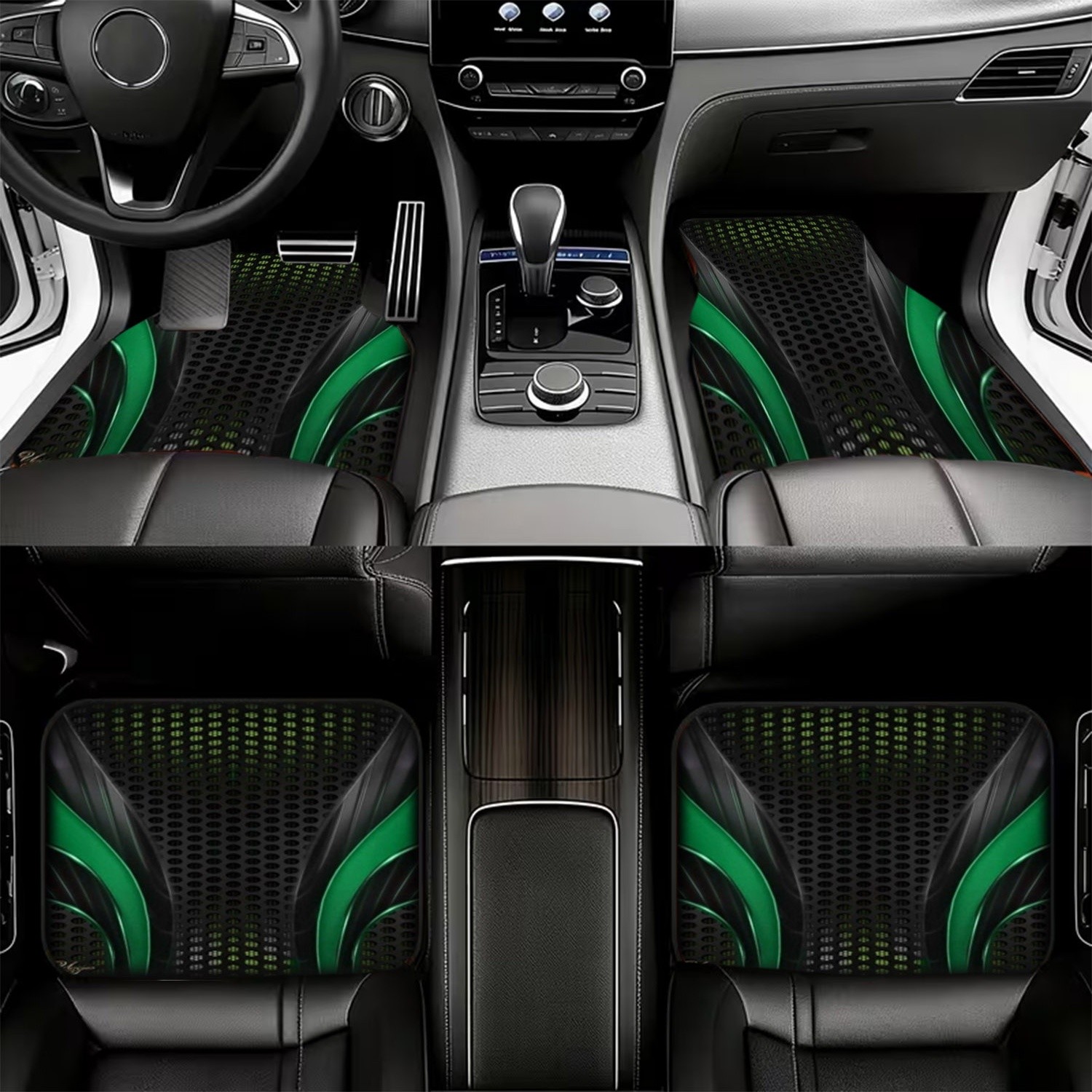4pcs Karpet Mobil Futuristik H - Interior Design Tech ulasan dan harga