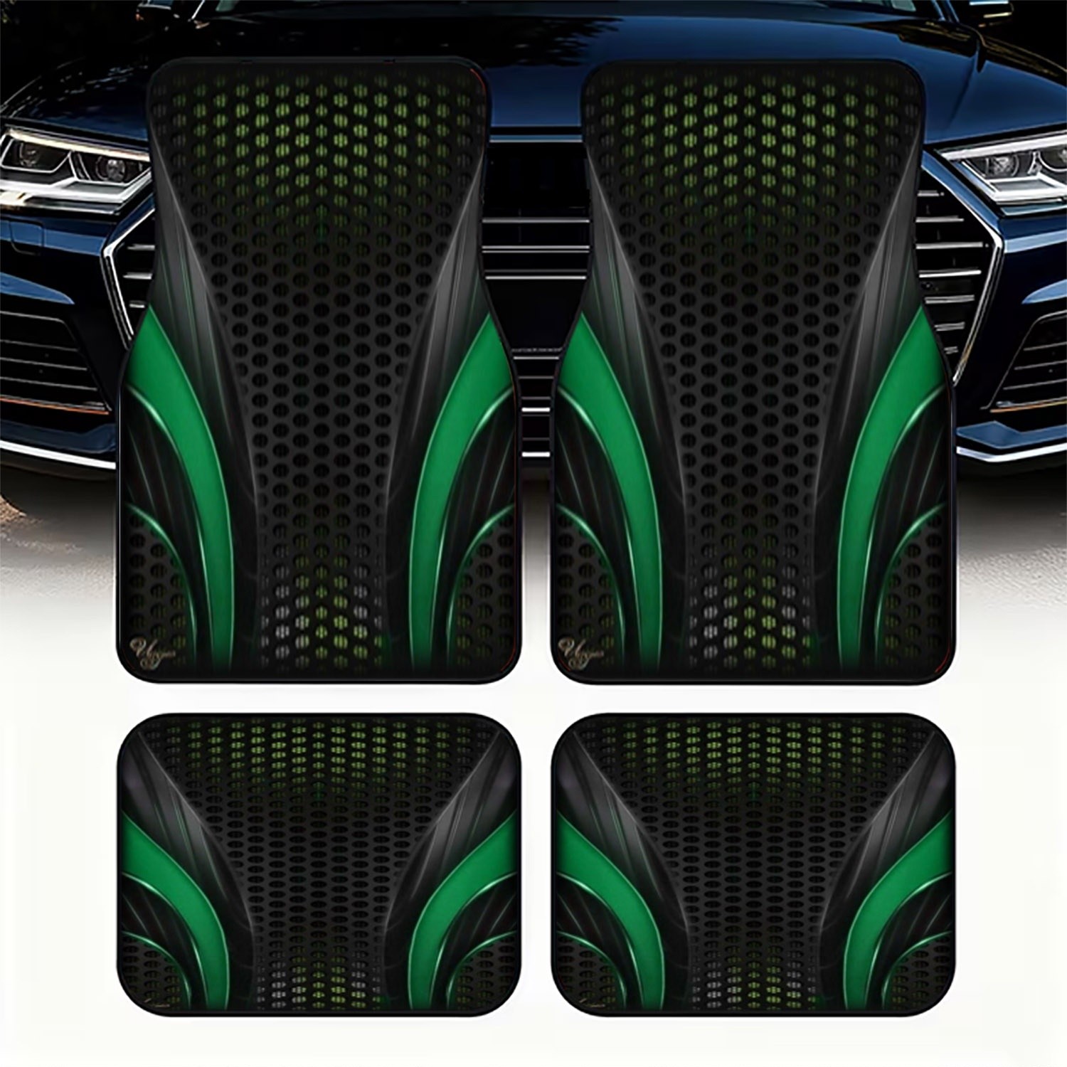 4pcs Karpet Mobil Futuristik H - Interior Design Tech ulasan dan harga