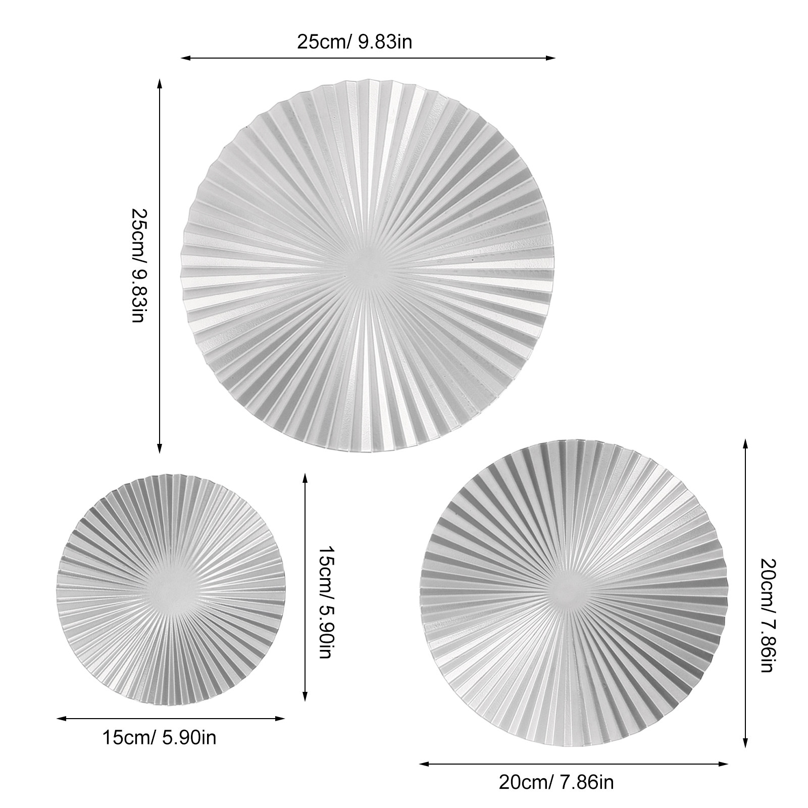 3Pcs Panel Dinding Logam Sunbu - Wall Panel 3D Texture ulasan dan harga