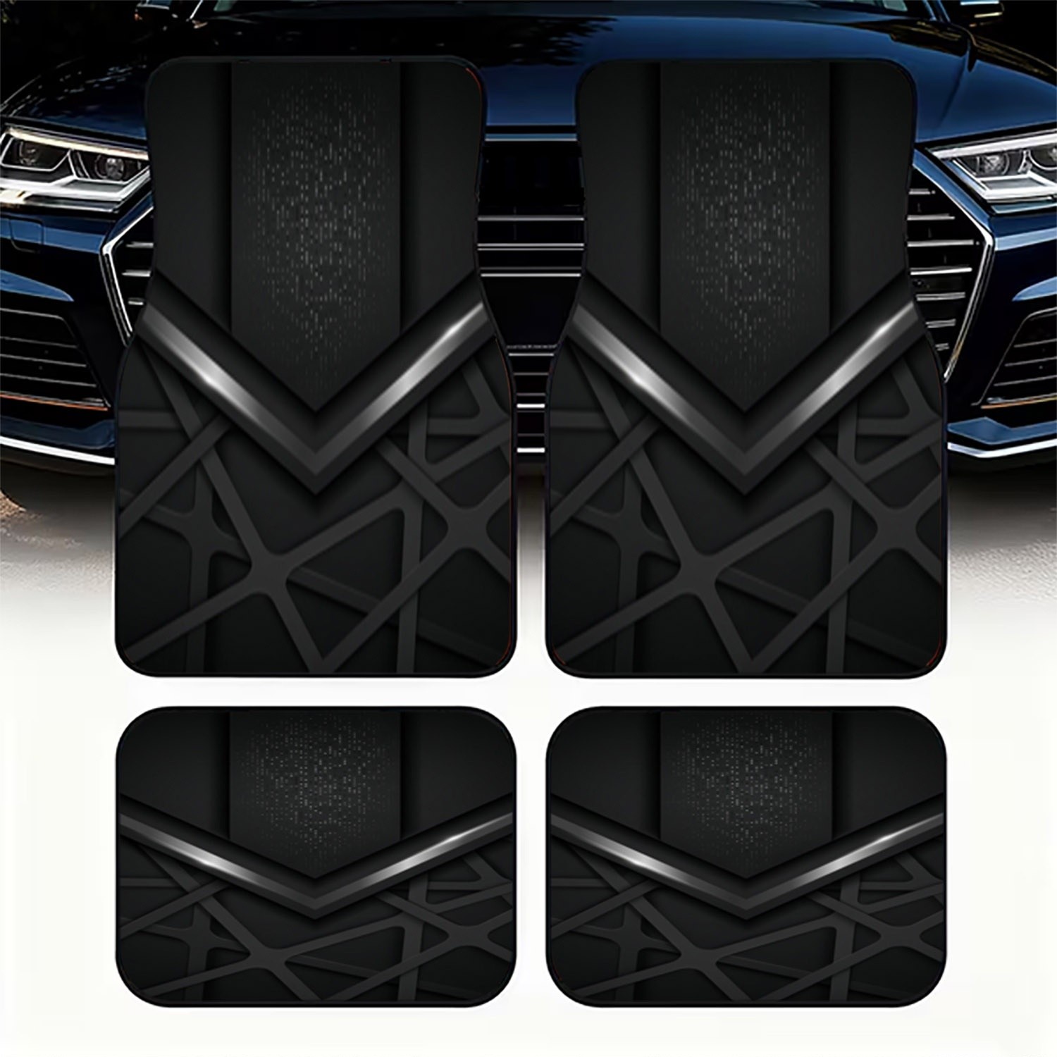 4pcs Karpet Mobil Dengan Desai - Interior Design Tech ulasan dan harga