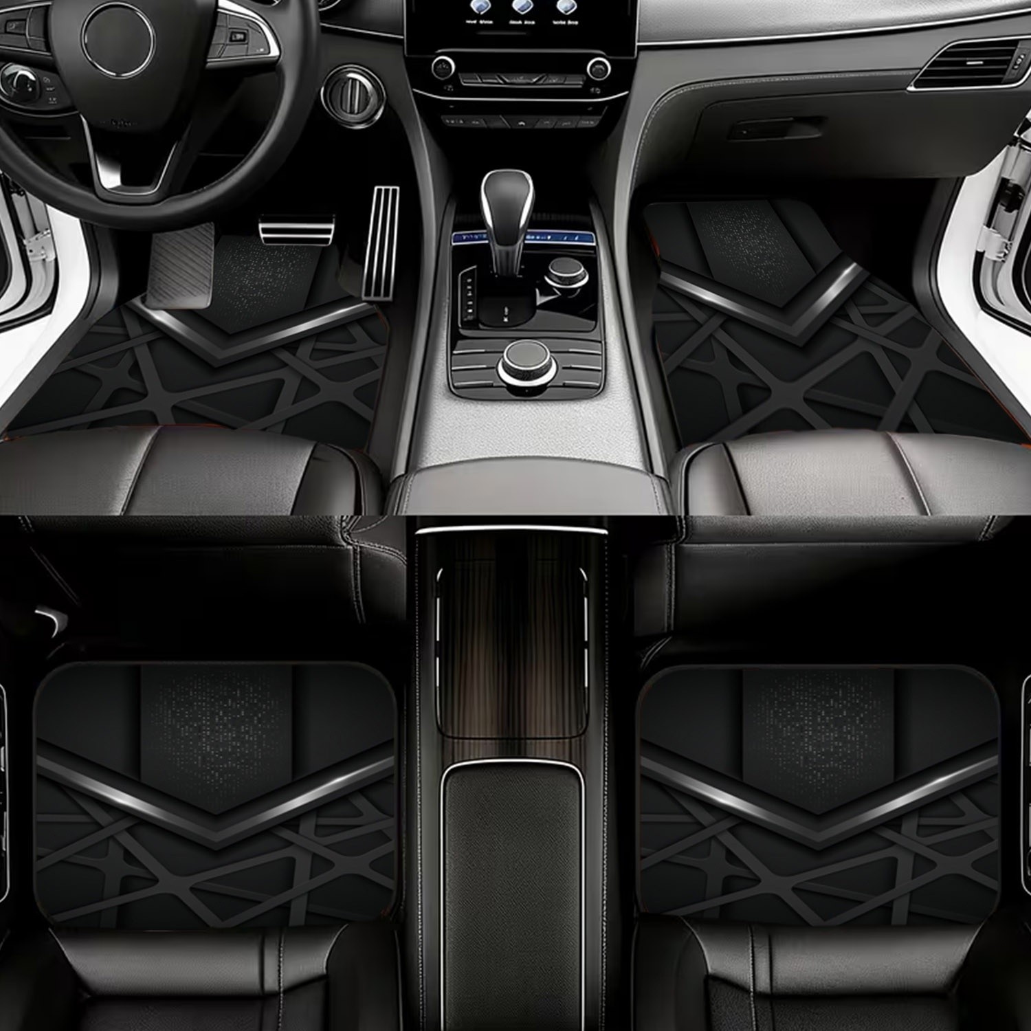 4pcs Karpet Mobil Dengan Desai - Interior Design Tech ulasan dan harga