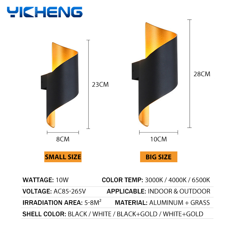 Lampu Dinding LED desain Spira - Interior Design Elements ulasan dan harga